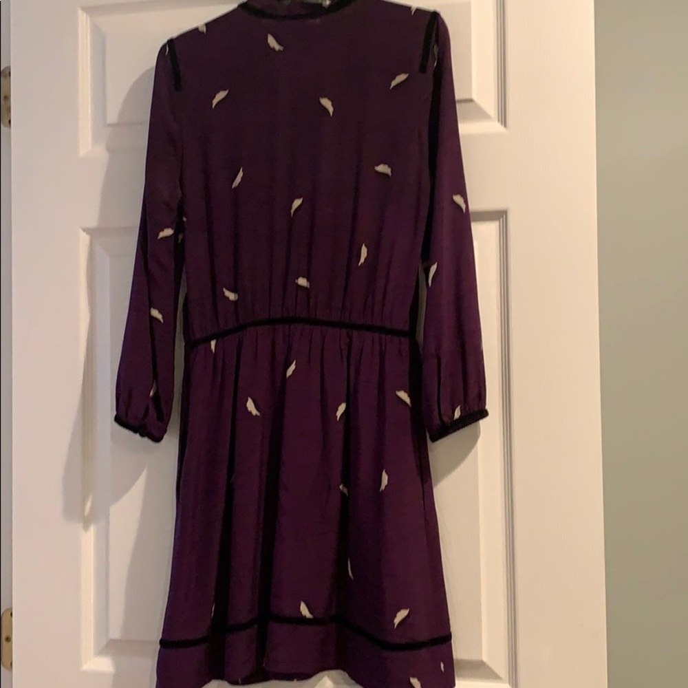 Juicy Couture 0 Feather plum dress - Picture 5 of 9